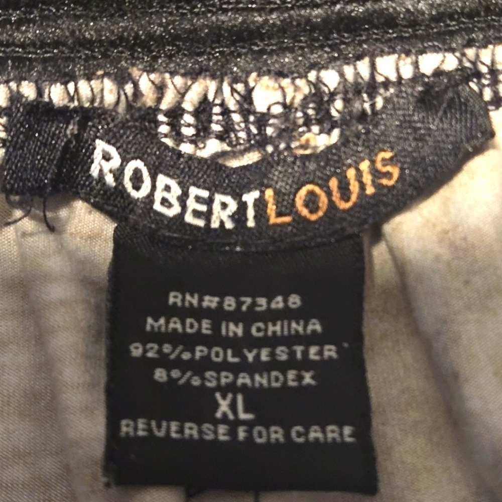 Robert Louis Leopard Print Wide Leg Palazzo Flowy Pants Stretch Waist Women's XL - Picture 5 of 9